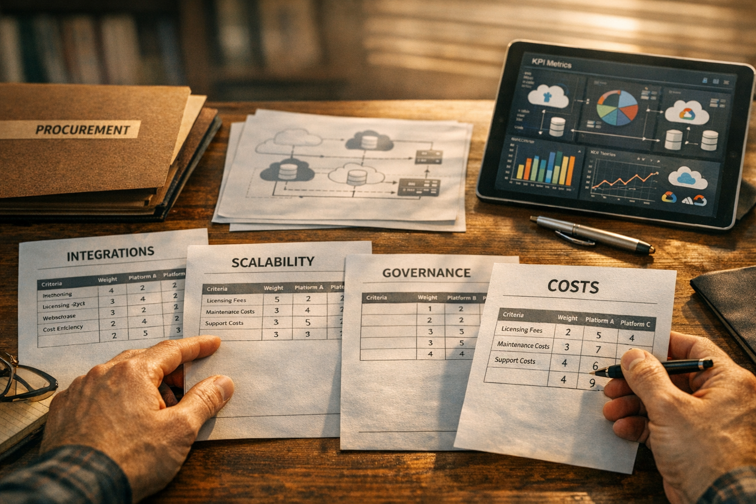 Dataplatform vergelijking