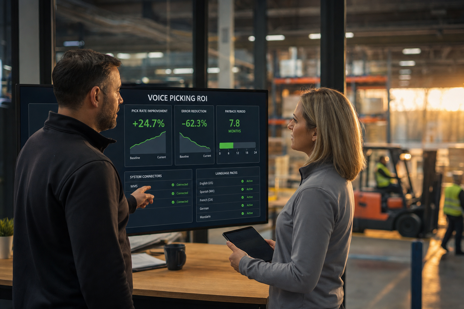 Voice picking ROI analyse