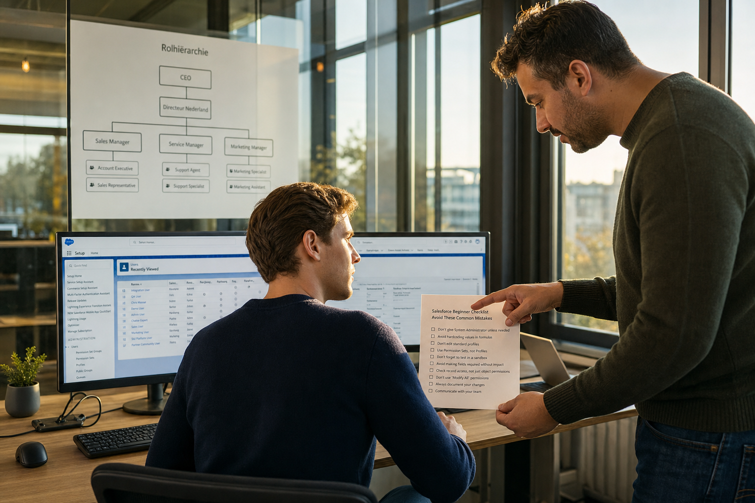 Salesforce Admin fouten bij gebruikersbeheer