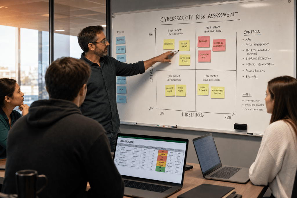 Hoe voer je een IT security risicoanalyse uit en prioriteer je maatregelen op basis van impact en&nbsp;kans?