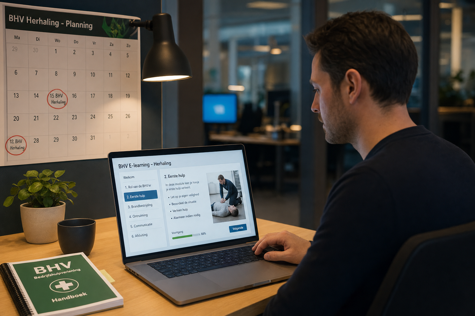 BHV e-learning herhaling en opfriscursus