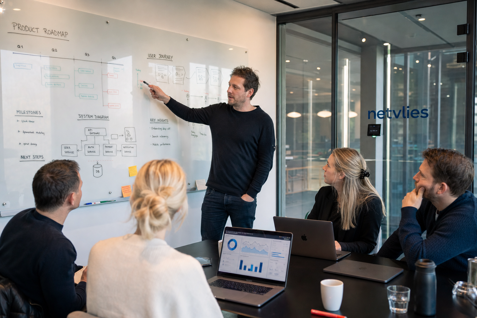Interim product specialist working with stakeholders