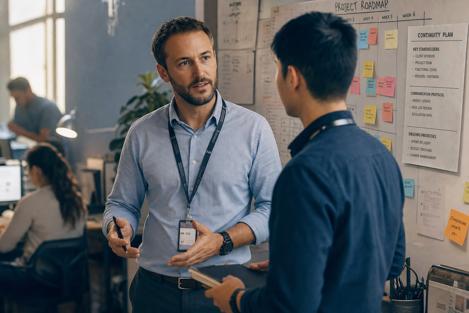 Overdrachtsplan continuïteit projectmanagement